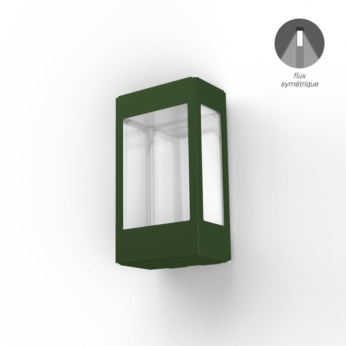 Applique Tétra N°1 LED 12w 2700°k Vert fougère 109 162306109