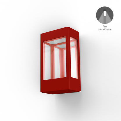 Applique Tétra N°1 LED 12w 2700°k Rouge tomate 110 162306110