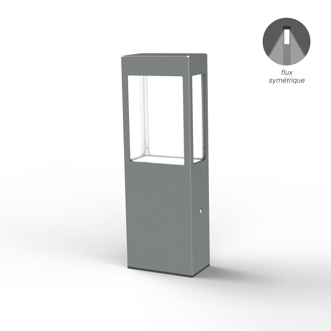 Borne Tétra N°2 LED 12w 2700°k Gris métal 023 162211023