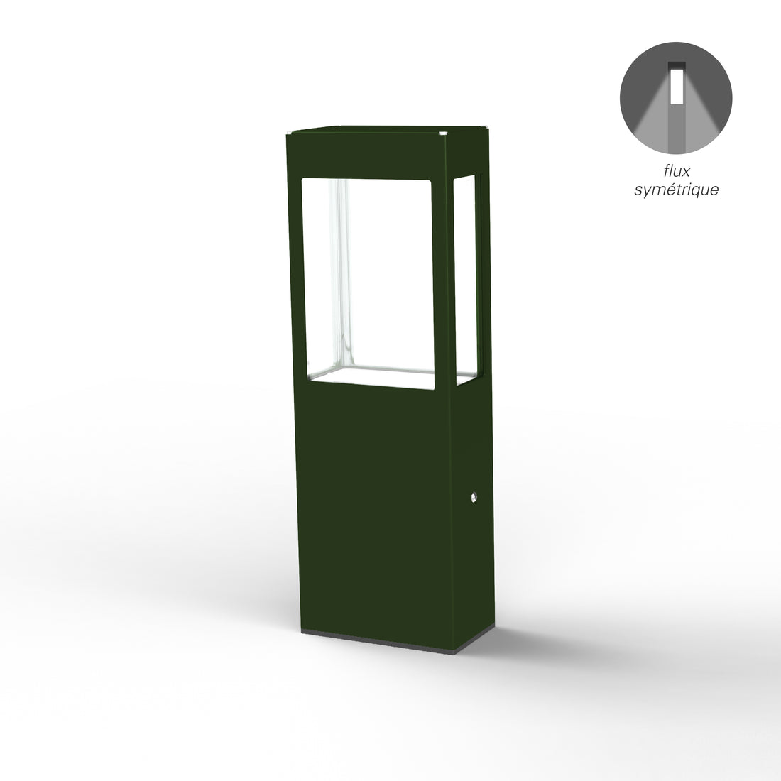 Borne Tétra N°2 LED 12w 2700°k Vert fougère 109 162211109