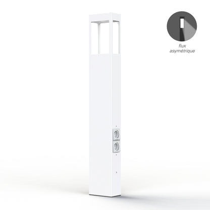 Borne Tétra N°4 prises Blanc pur 101 162133101