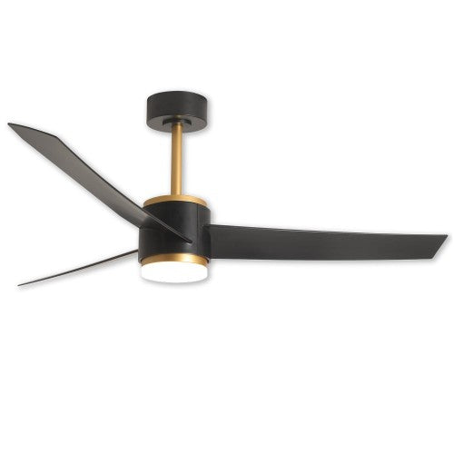 Plafonnier ventilateur Australia blanc et or LOVA 7033